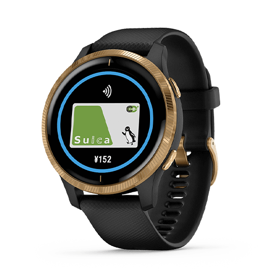 010-02173-37 GARMIN ガーミン ヴェニュー ブラック / ゴールド