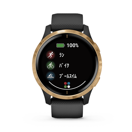 010-02173-37 GARMIN ガーミン ヴェニュー ブラック / ゴールド