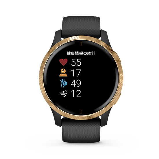 010-02173-37 GARMIN ガーミン ヴェニュー ブラック / ゴールド