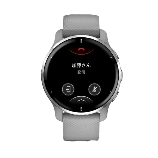 010-02496-40 GARMIN ガーミン ヴェニュー2 プラス パウダー グレー / シルバー