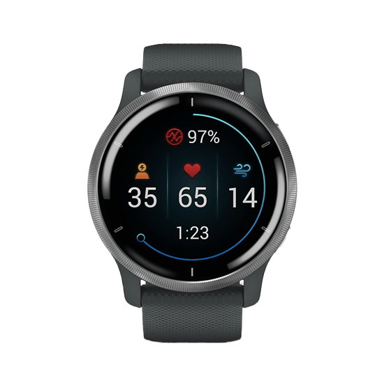 010-02430-60 GARMIN ガーミン ヴェニュー2 グラニット ブルー / シルバー