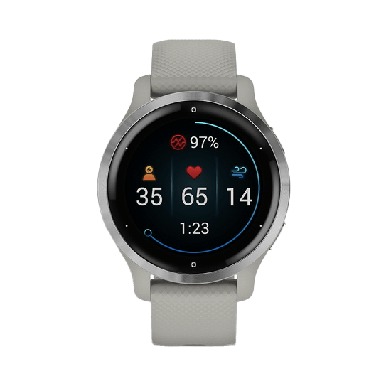 010-02429-62 GARMIN ガーミン ヴェニュー2S ミスト グレー / シルバー