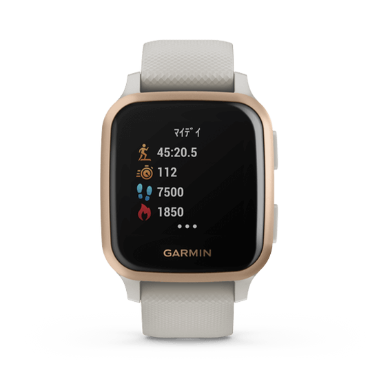 010-02426-71 GARMIN ガーミン ヴェニューSq ミュージック ライト サンド / ローズ ゴールド