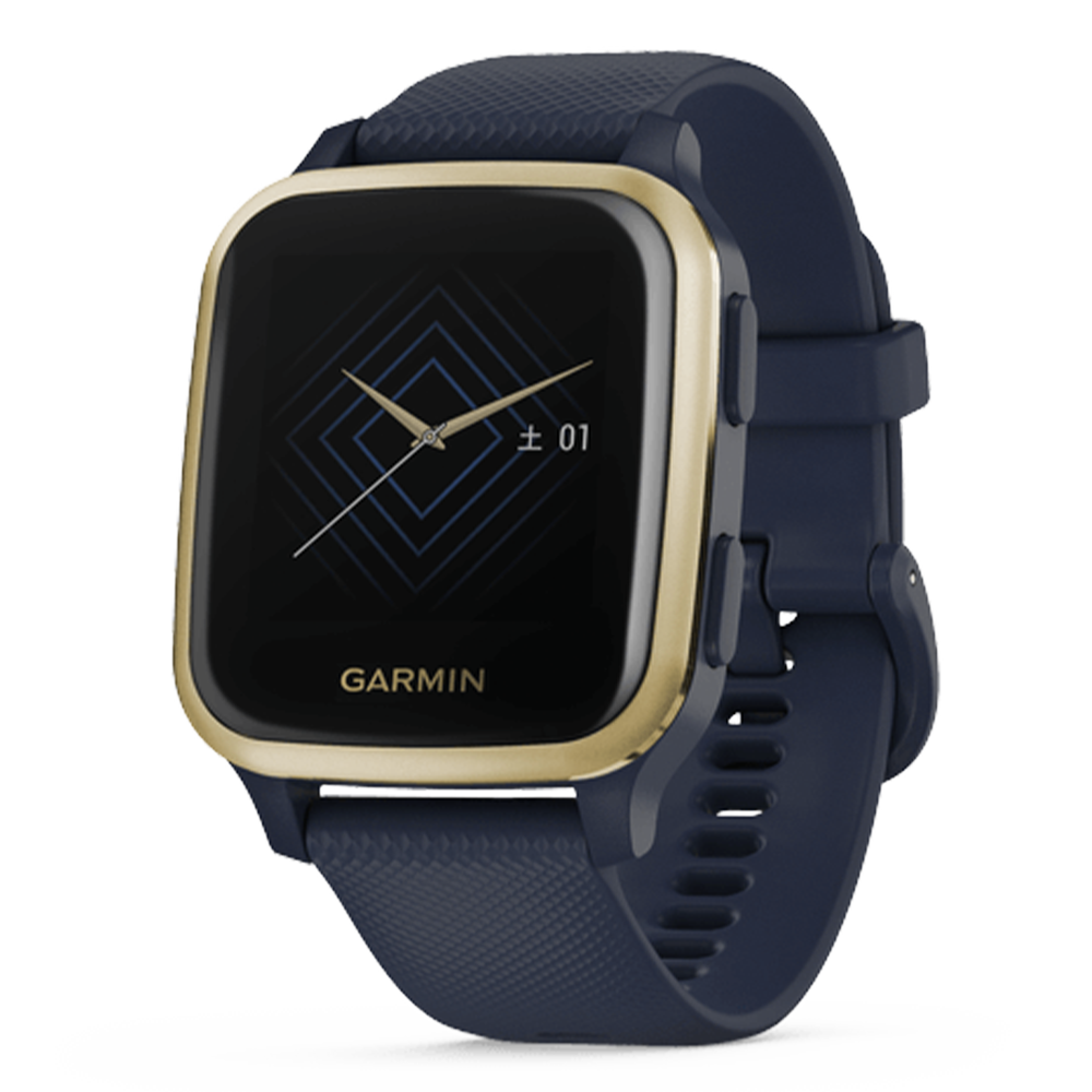 010-02426-72 GARMIN ガーミン ヴェニューSq ミュージック ネイビー / ライト ゴールド