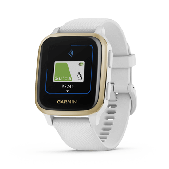 010-02427-71 GARMIN ガーミン ヴェニューSq ホワイト / ライト ゴールド