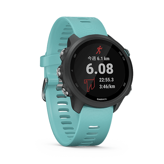 010-02120-72 GARMIN ガーミン フォアアスリート 245 ミュージック ブラック アクア