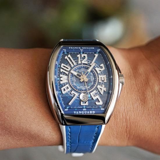 FRANCK MULLER フランクミュラー ヴァンガード マリナー V41SCDTYTMAR ACAC ブルー