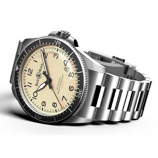 BRV292-BEI-ST/SF ミリタリー ベージュ Bell & Ross ベル&ロス ヴィンテージ BRV2-94