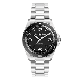 BRV292-BL-ST/SST ブラック スティール Bell & Ross ベル&ロス ヴィンテージ BRV2-92