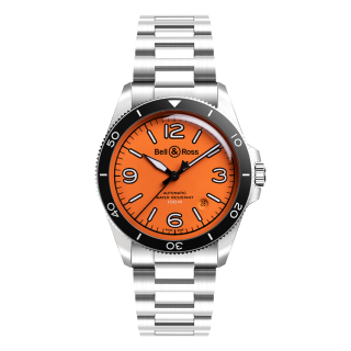 【500本限定】BRV292-O-ST/SST オレンジ Bell & Ross ベル&ロス ヴィンテージ BRV2-92