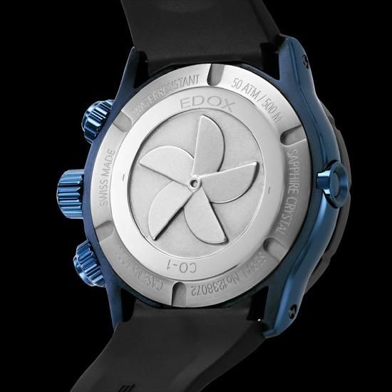 10221-37BU5-BUM5 EDOX エドックス クロノオフショア1 クロノグラフ スペシャルエディション