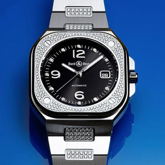 BR05A-BL-STFLD/SFD ダイヤモンド Bell & Ross ベル&ロス インストゥルメント BR05