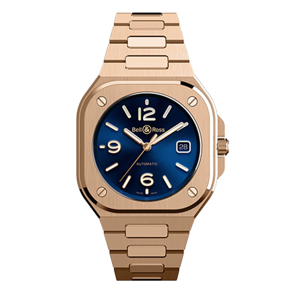 BR05A-BLU-PG/SPG ブルーゴールド Bell & Ross ベル&ロス インストゥルメント BR05
