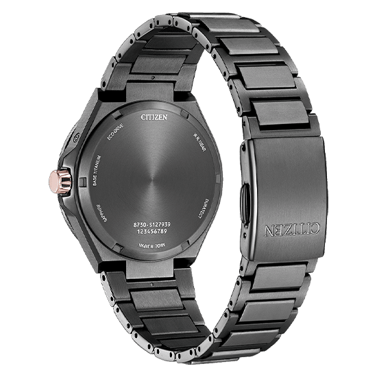 BU0065-64E CITIZEN シチズン アテッサ ACT Line ブラックチタンシリーズ トリプルカレンダー ムーンフェイズ