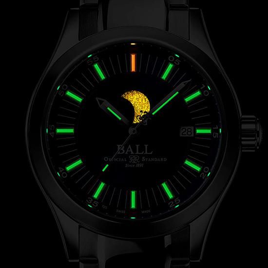 BALL WATCH ボールウォッチ エンジニア ムーンフェイズ NM2282C-LLJ-BK