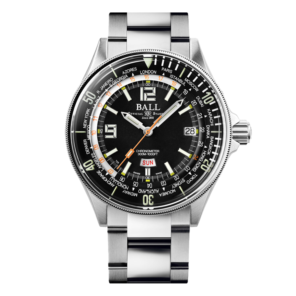 【世界限定1,000本】BALL WATCH ボールウォッチ エンジニアマスター ダイバー ワールドタイム DG2232A-SCJ-BK