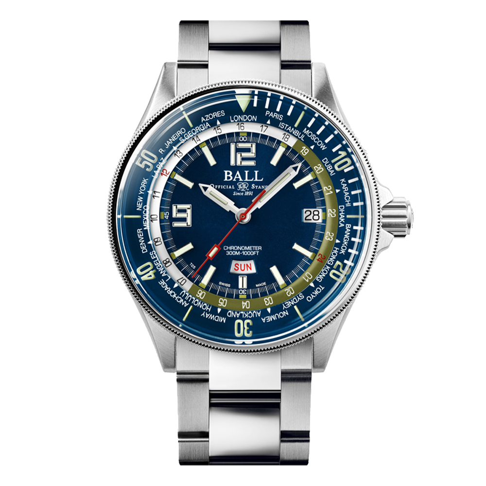 【世界限定1,000本】BALL WATCH ボールウォッチ エンジニアマスター ダイバー ワールドタイム DG2232A-SCJ-BE