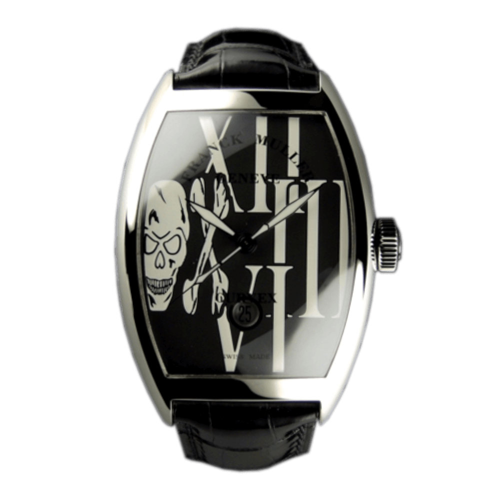  8880SCDTGOTHREL AC FRANCK MULLER フランク ミュラー トノウ カーベックス ゴシック・アロンジェ レリーフ ブラック