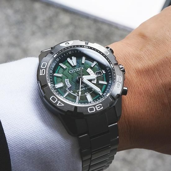  600ܡ AS7146-58W CITIZEN  ץޥ LIGHT in BLACK 2022 GREEN EDITION