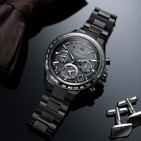  CC4055-65E CITIZEN シチズン アテッサ ACT Line ブラックチタンシリーズ