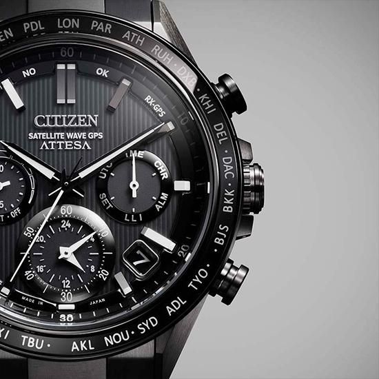  CC4055-65E CITIZEN シチズン アテッサ ACT Line ブラックチタンシリーズ