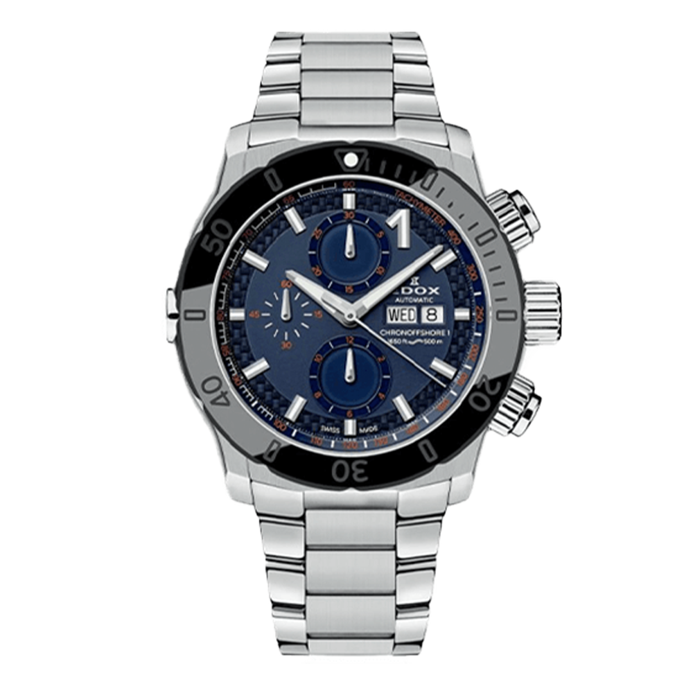 01122-3NM-BUINO EDOX エドックス クロノオフショア1 クロノグラフ オートマティック