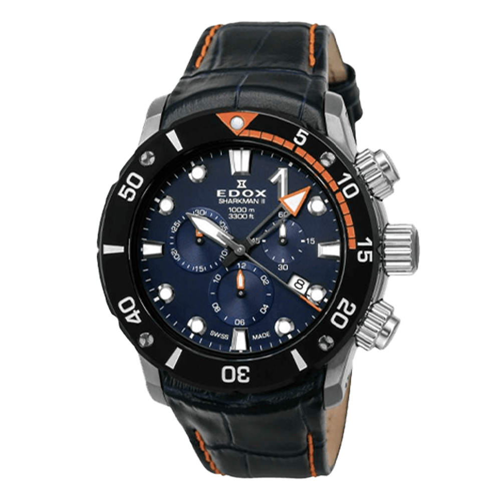  【世界限定300本】 10234-3O-BUIN EDOX エドックス クロノオフショア1 シャークマン2 リミテッドエディション