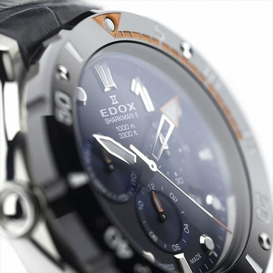  【世界限定300本】 10234-3O-BUIN EDOX エドックス クロノオフショア1 シャークマン2 リミテッドエディション
