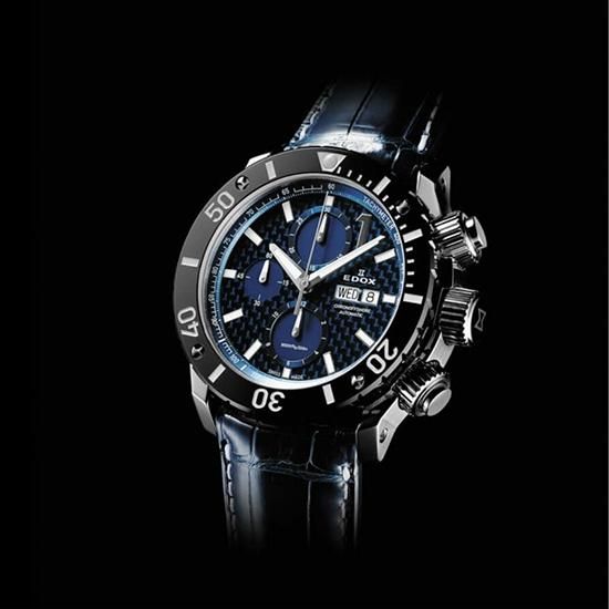 01114-3-BUIN-L EDOX エドックス クロノオフショア1 クロノグラフ オートマティック