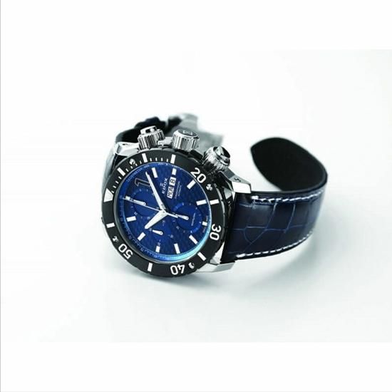 01114-3-BUIN-L EDOX エドックス クロノオフショア1 クロノグラフ オートマティック