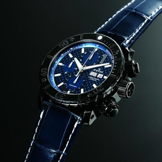 01114-37N-BUIN-L EDOX エドックス クロノオフショア1 クロノグラフ オートマティック