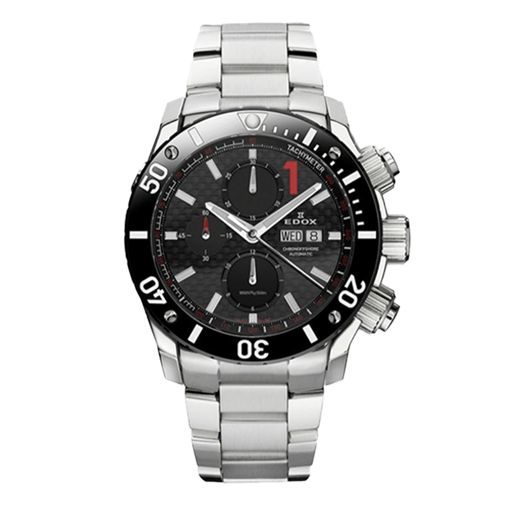 01115-3-NIN EDOX エドックス クロノオフショア1 クロノグラフ オートマティック