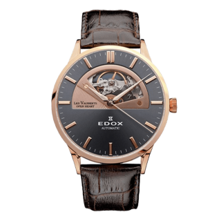 EDOX エドックス レ・ヴォベール オープンハート オートマティック 85014-37R-GIR