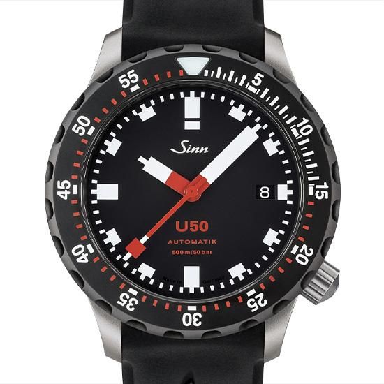 sinn U50 ジン　ダイバーズウォッチ ジン(SINN) 2020新作 Uボート・スチールを採用した500m防水の