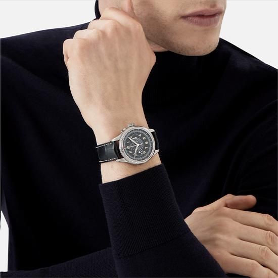 MONTBLANC モンブラン 1858 ミネルバ モノプッシャー クロノグラフ レッドアロー リミテッドエディション 88 MB129614