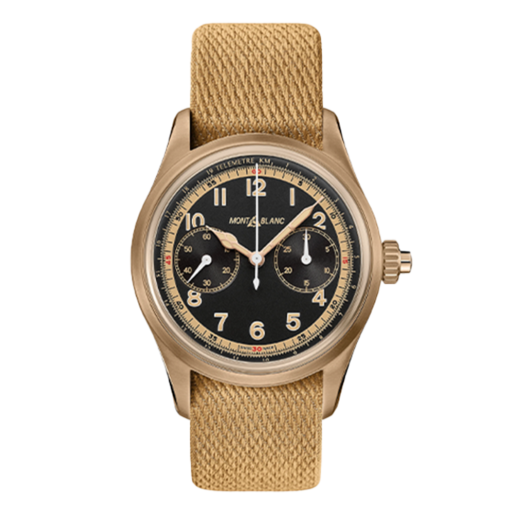 新品 保管品 MONTBLANC モンブラン  1858 モノプッシャー クロノグラフ  MB125582  メンズ 腕時計