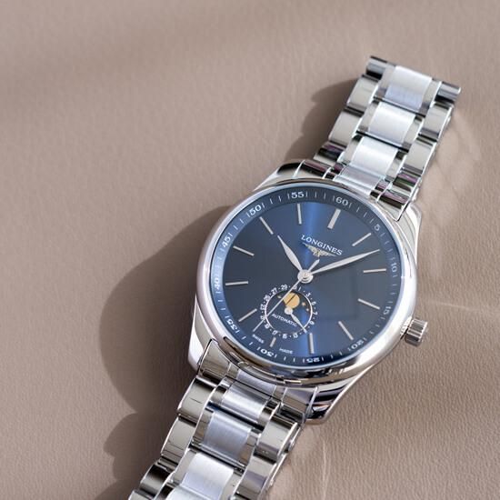 ロンジン マスターコレクション ムーンフェイズ 自動巻腕時計 L2.909.4 LONGINES MASTER COLLECTION MOONPHASE 自動巻、ステンレス