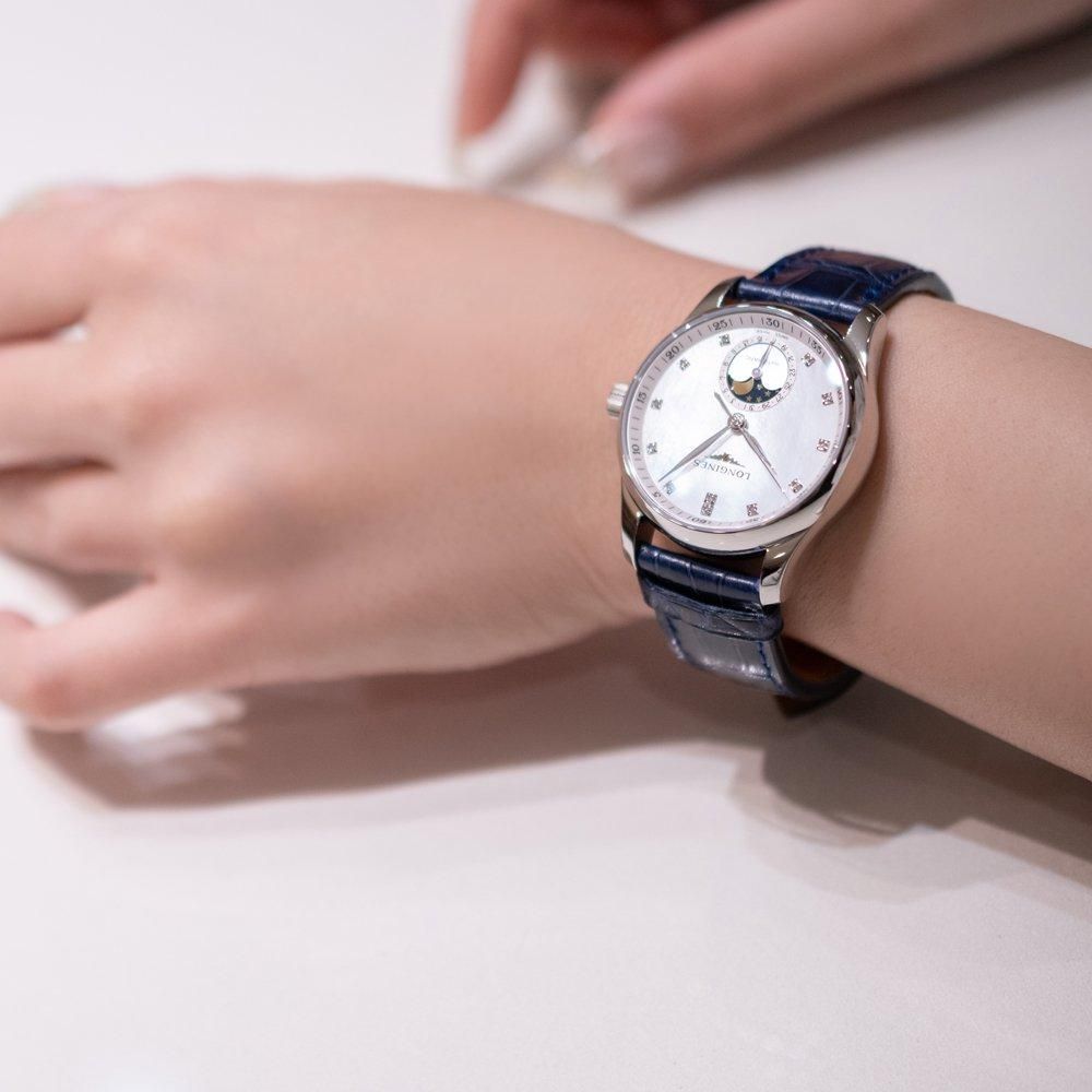  L2.409.4.87.0 LONGINES ロンジン マスターコレクション ムーンフェイズ 34mm
