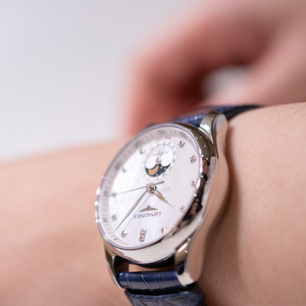  L2.409.4.87.0 LONGINES ロンジン マスターコレクション ムーンフェイズ 34mm