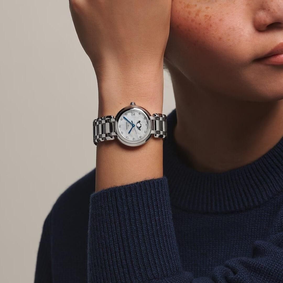  L8.115.4.87.6 LONGINES ロンジン プリマルナ ムーンフェイズ 30.5mm
