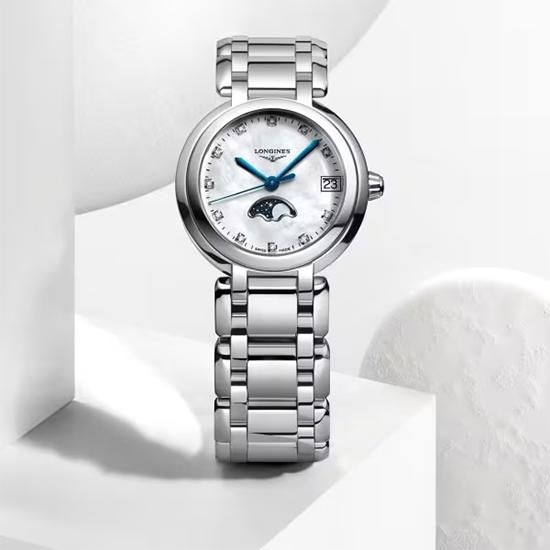  L8.115.4.87.6 LONGINES ロンジン プリマルナ ムーンフェイズ 30.5mm