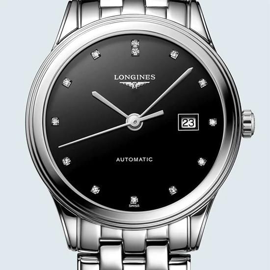 稼働 LONGINES 腕時計 L4.216.4 フラッグシップ デイト 701 フラッグシップ クラシック 自動巻、ステンレススティール