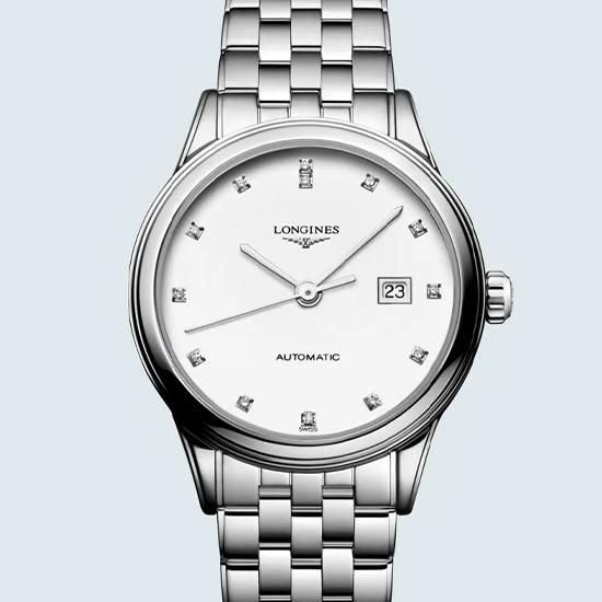 ブラックL4枚1601 LONGINES FLAGSHIP ロンジン フラッグシップ L4.274.4.57.6