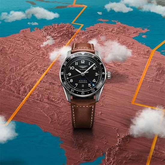 L3.812.4.53.2 LONGINES ロンジン スピリット Zulu Time 42mm