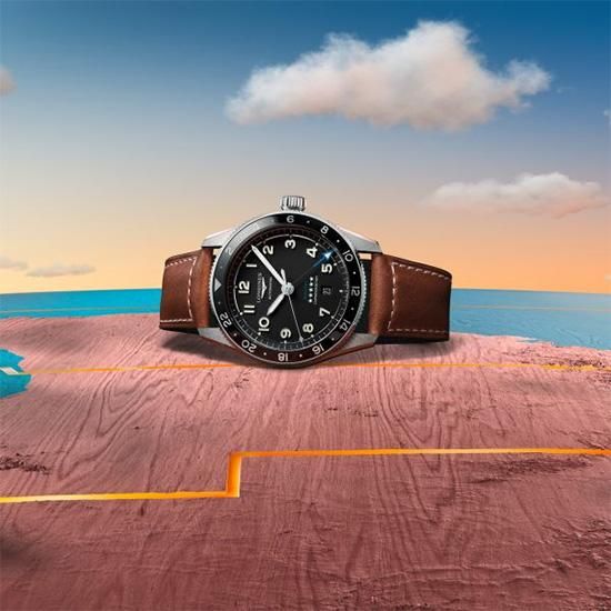 L3.812.4.53.2 LONGINES ロンジン スピリット Zulu Time 42mm