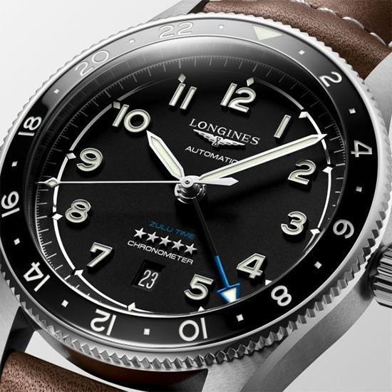 L3.812.4.53.2 LONGINES ロンジン スピリット Zulu Time 42mm