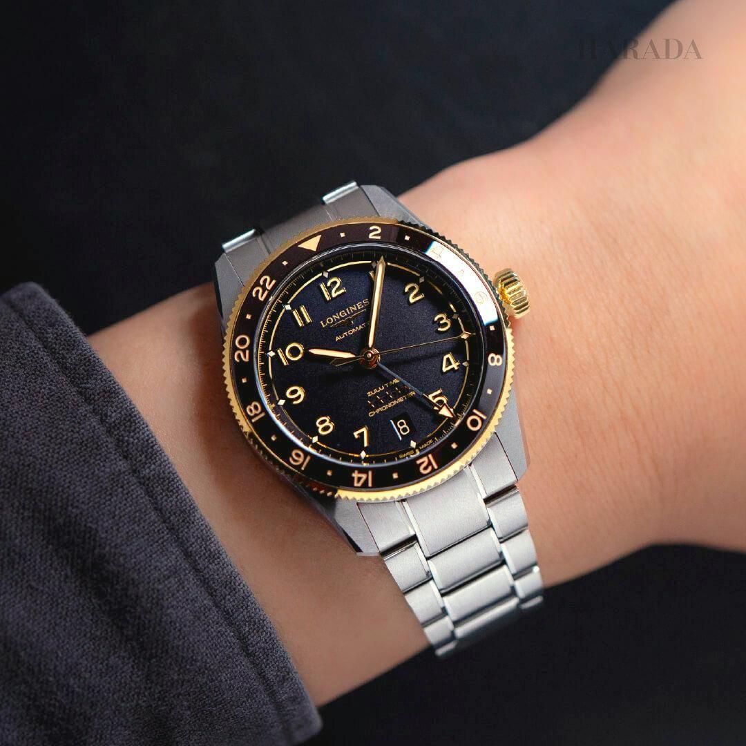 L3.802.5.53.6 LONGINES ロンジン スピリット Zulu Time 39mm