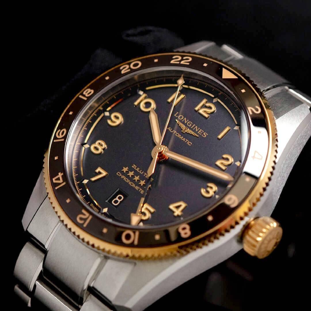 L3.802.5.53.6 LONGINES ロンジン スピリット Zulu Time 39mm