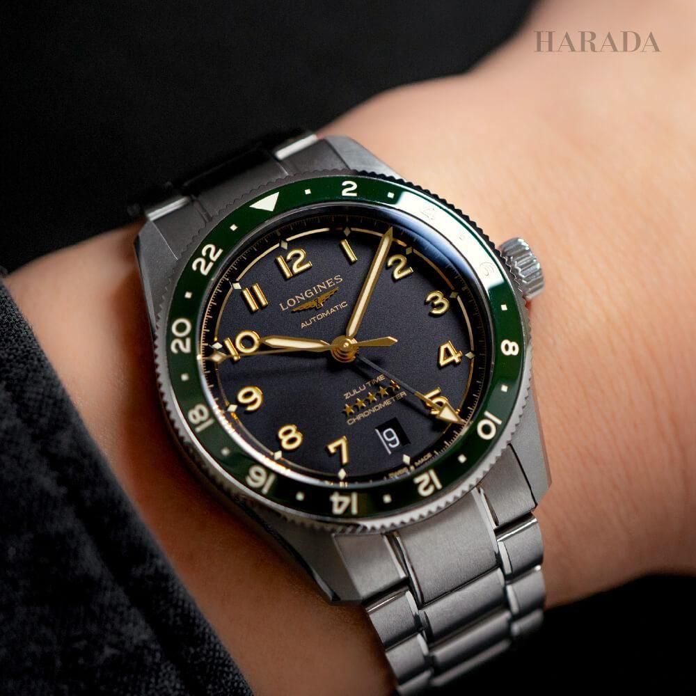  L3.802.4.63.6 LONGINES ロンジン スピリット Zulu Time 39mm
