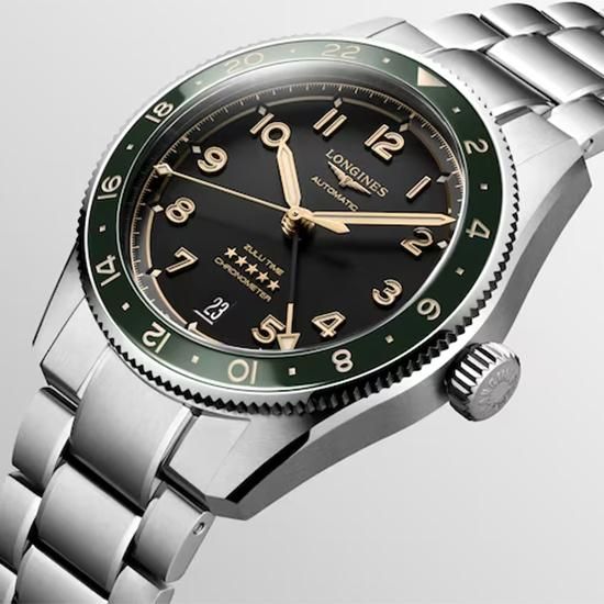  L3.802.4.63.6 LONGINES ロンジン スピリット Zulu Time 39mm